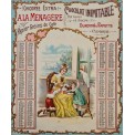 Calendrier publicitaire 1905 - Duroyon & Ramette - Cambrai - Chocolat et Chicorée