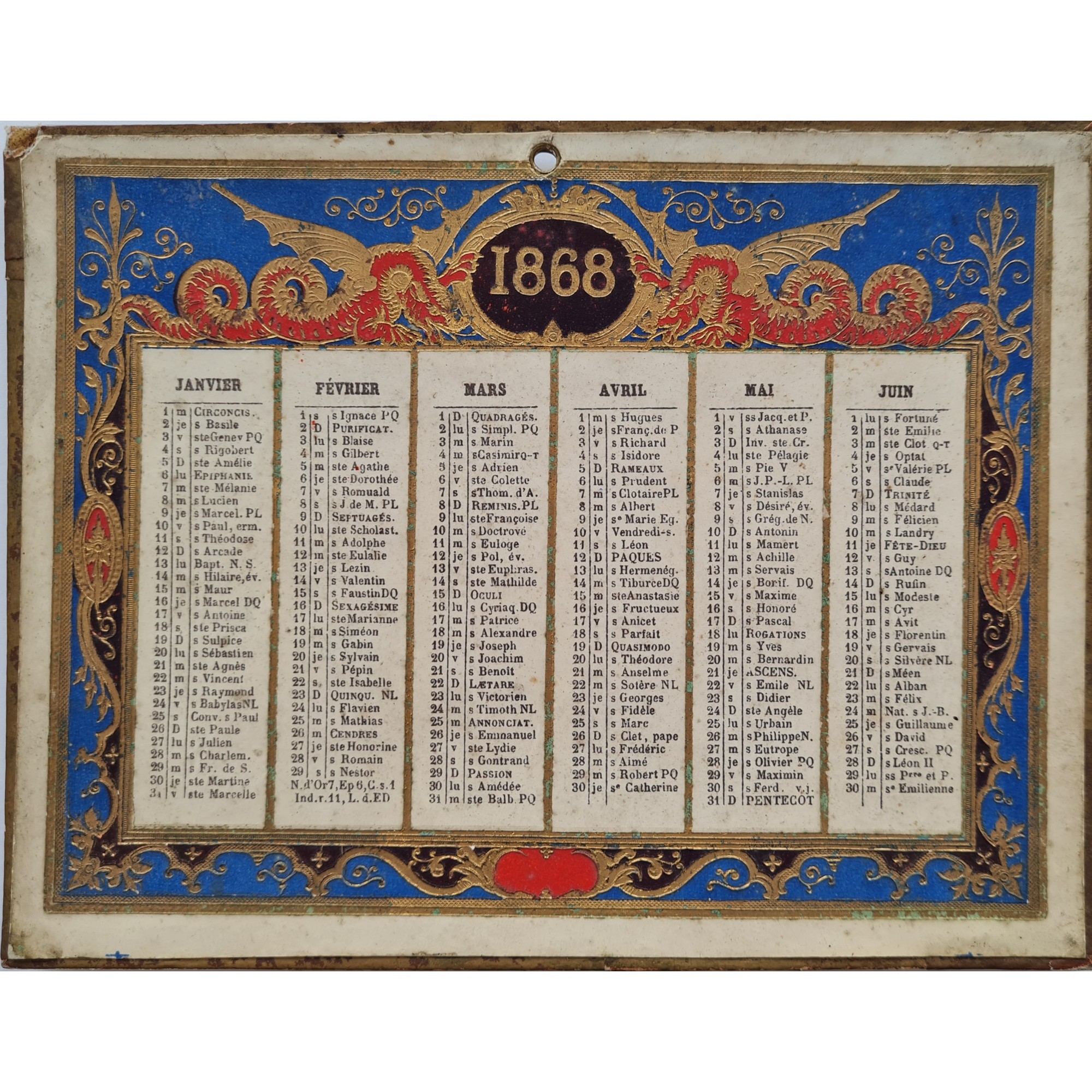 [JEU]Suite de nombres - Page 31 1868-calendrier-almanach-bleu-rouge