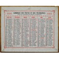1884 - Almanach des Postes et des Télégraphes