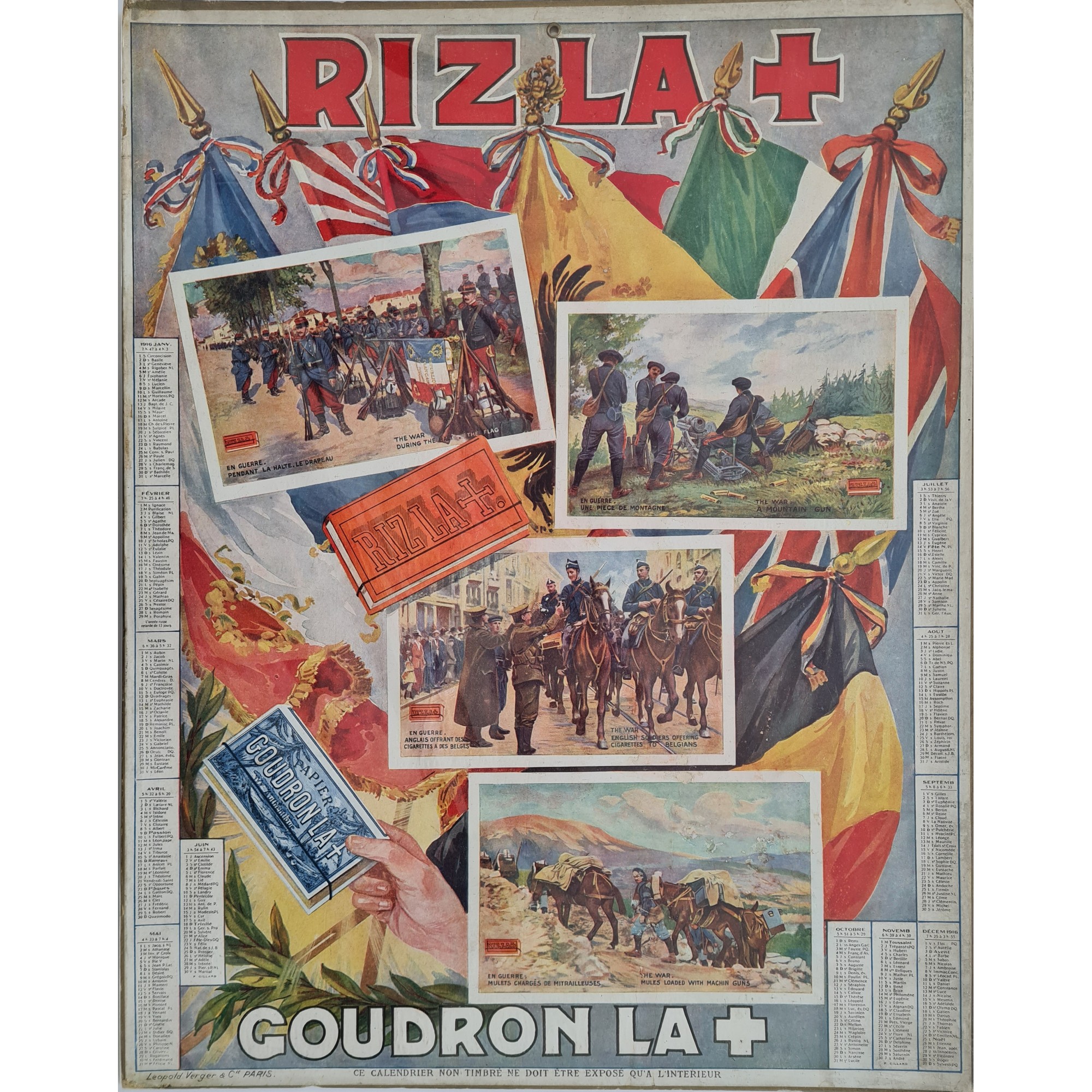 1916 - Riz La Croix - Goudron La Croix