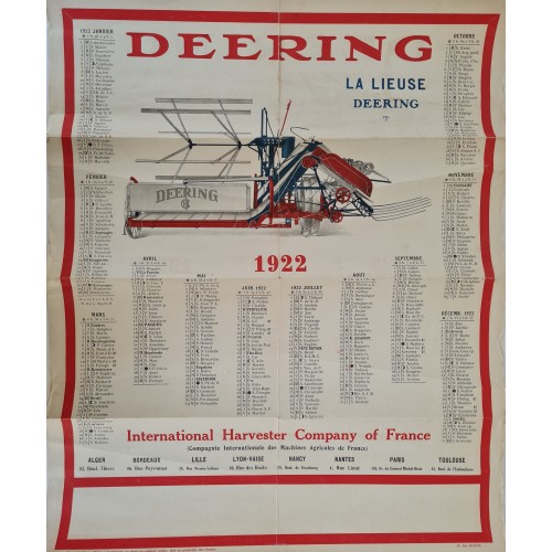 1922 - La Lieuse Deering