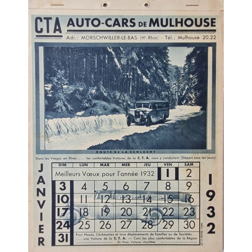 1932 - CTA Auto-cars - Mulhouse