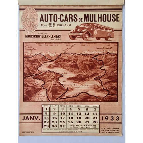 1933 - CTA Auto-cars - Mulhouse