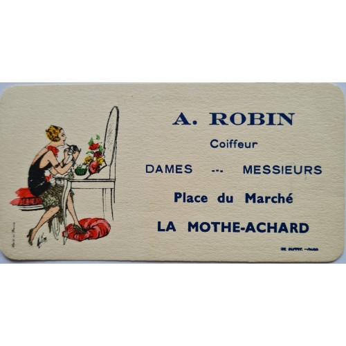 1938 - A. Robin - Coiffeur - La Mothe-Achard