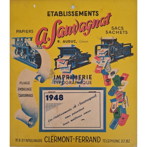 1948 - Etablissements A. Sauvagnat - Clermont-Ferrand