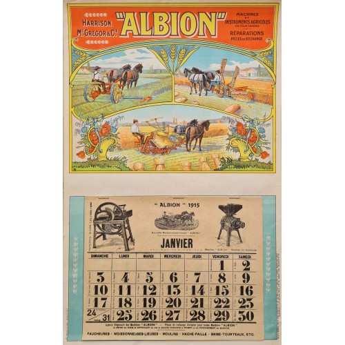 1915 - Machines et instruments agricoles - Albion