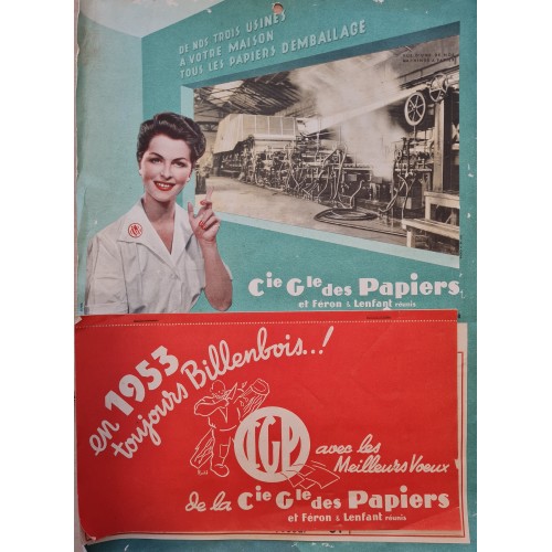 1953 - Compagnie Générale des Papiers Féron et Lenfant
