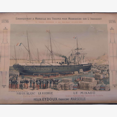 1896-Navire 3 mats l'Iraouaddy