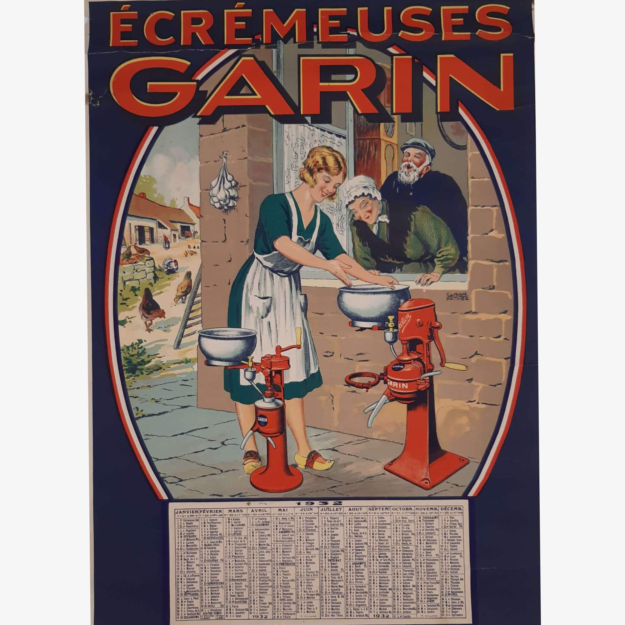 1932 Ecremeuses garin